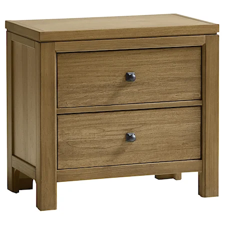 Contemporary Night Stand - 2 Drawers